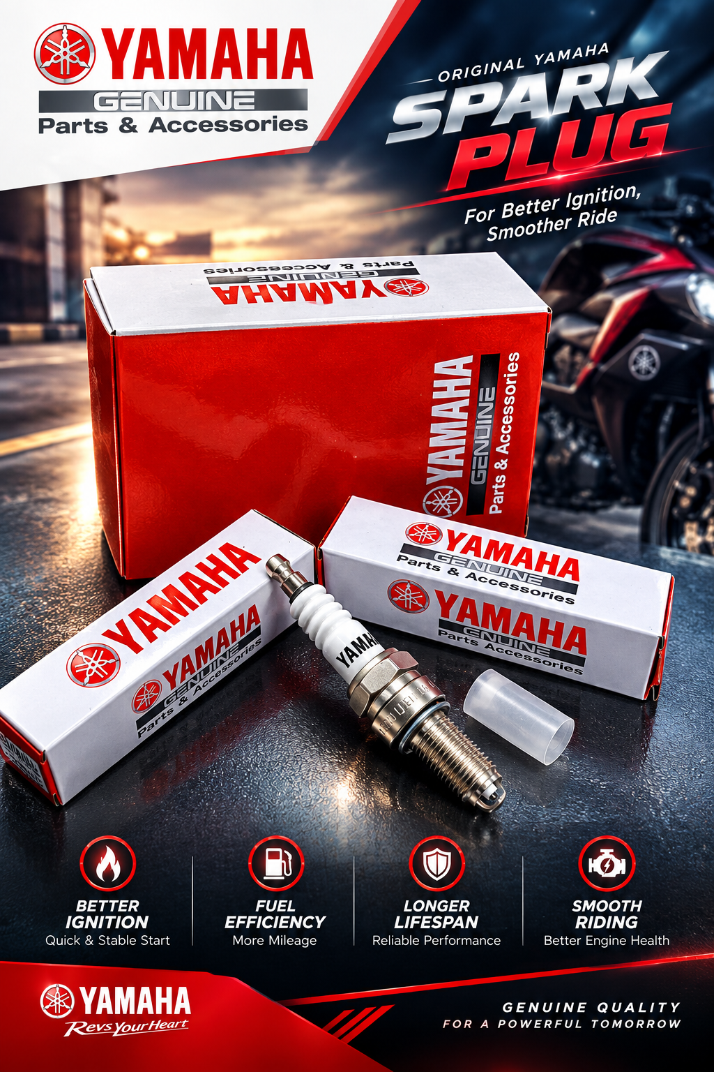 SPARK PLUG YAMAHA