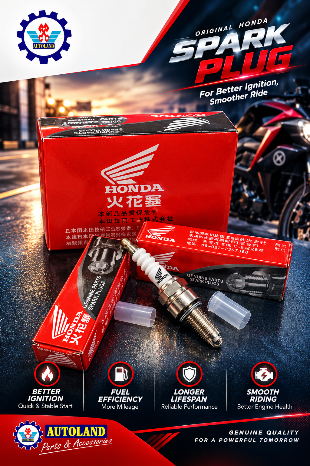 SPARK PLUG HONDA