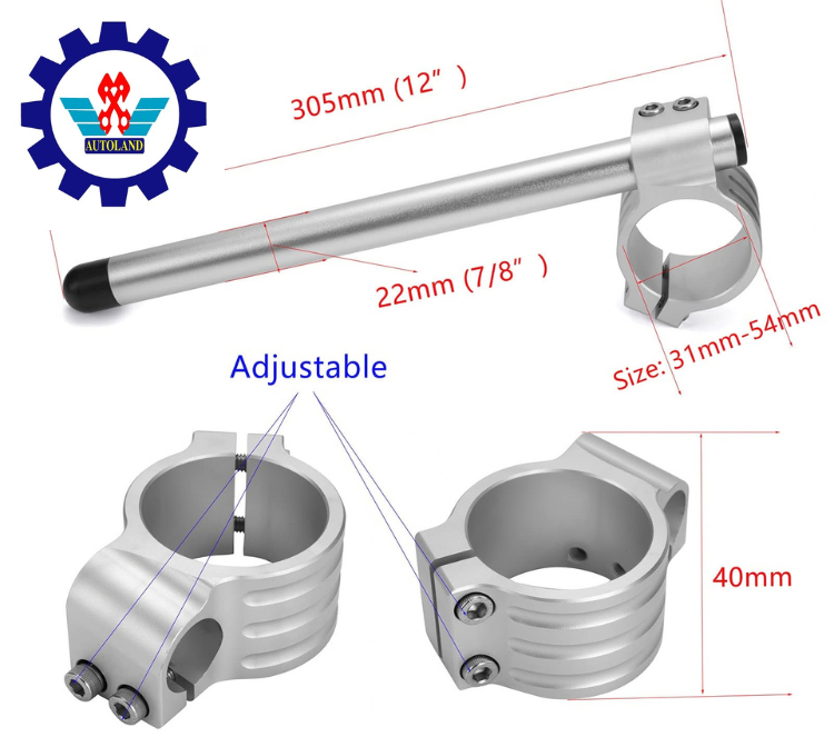 CLIP ON HANDLE- 41MM 2