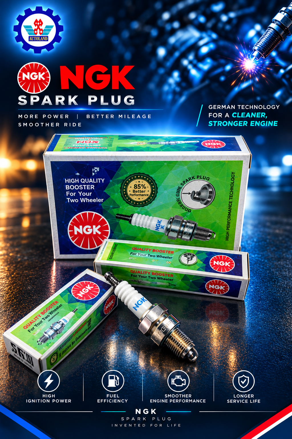 SPARK PLUG NGK R